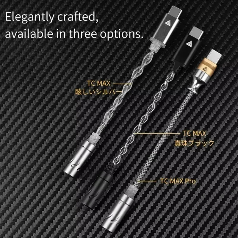 QKZ TC-MAX Pro HiFi DAC USB Type C To 3.5mm Headphone Amplifier Audio Decoder IEM AMP Mobile Phone Adapter CX31993 32bits/384kHz Oasis Select