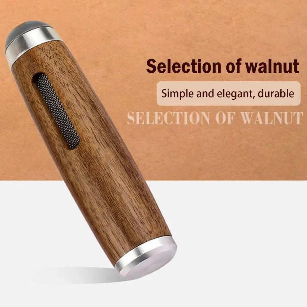 Mini Walnut Car Ashtray – Ashless Cigarette Holder | Portable Car Ashtray Oasis Select