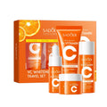 SANENDI Vitamin C Travel Skincare Set – 4-Piece Glow Kit Travel Skincare Set Oasis Select 1BOX