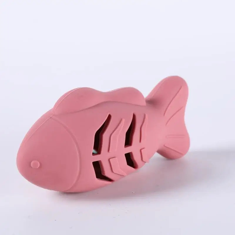 Small Fish Hiding Food Grinding Teeth Entertainment Pets Interactive Toys Durable Bite-Resistant Silicone Hide Snacks Pets Toy Oasis Select A4