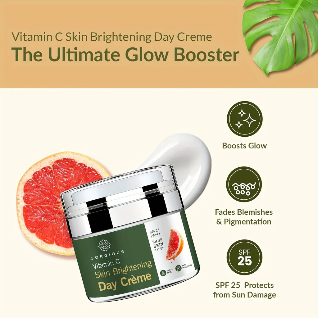 GORGIQUE Vitamin C Day Cream SPF 25 PA+++ Brightening 50ml Vitamin C Day Cream Oasis Select