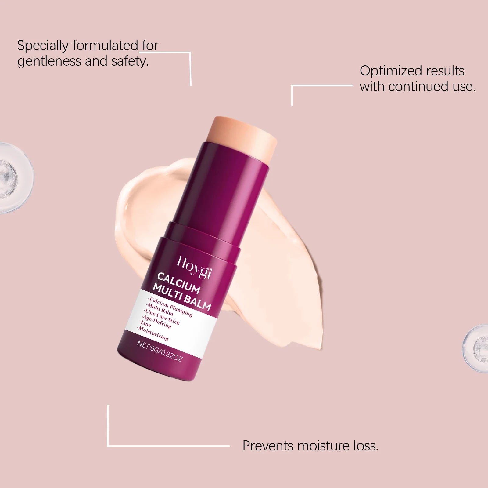 Calcium Multi Balm Multieffect Moisturizing Cream Reducing Fine Lines Deeply Hydrating Firming Brightening Skin Care Stick Oasis Select