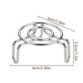 Mini steamer rack multi-functional stainless steel egg steamer rack water-steaming vegetable rack Mini Stainless Steel Cookware Oasis Select Grey