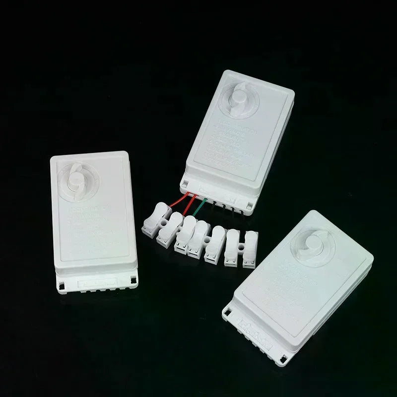 LED String Dimmer EK-04 2/4-Way 8 Function Knob/Solder-Free Type Push Button Type Light Adjustment Controller Oasis Select