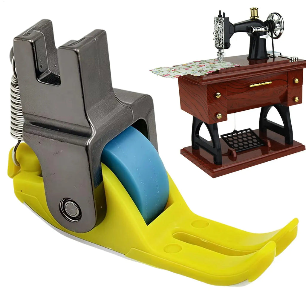 Multifunctional Sewing Machine Accessories Roller Sewing Foot Single Needle Walking Foot Wheel Presser Feet for Denim & Leather Oasis Select