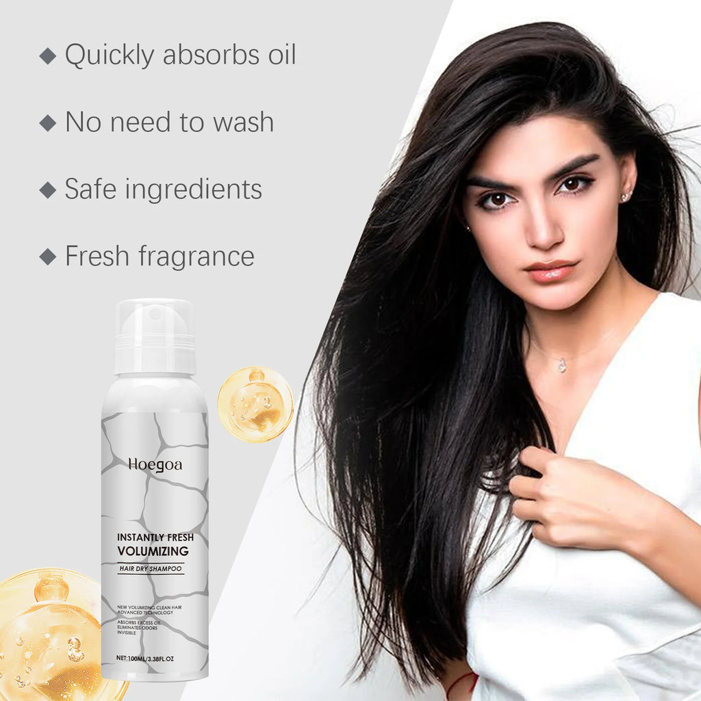 HOEGOA Dry Shampoo Spray – Oil Control, Volume & Anti-Frizz Dry Shampoo Spray Oasis Select
