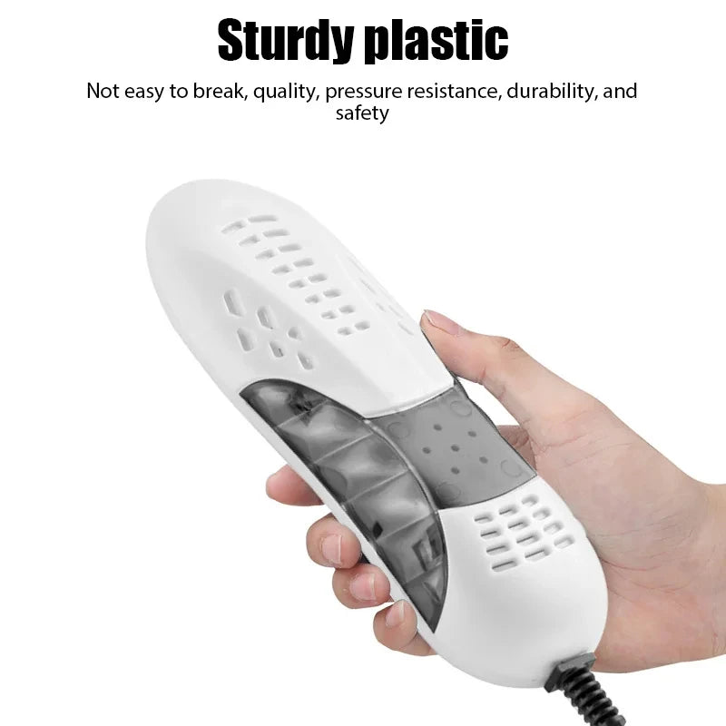 HOMEFISH Electric Shoe Dryer Deodorizer with Heat Dehumidifier Foot Warmer Heater UV Shoe Drying Machine Odor Eliminator for Boo Oasis Select