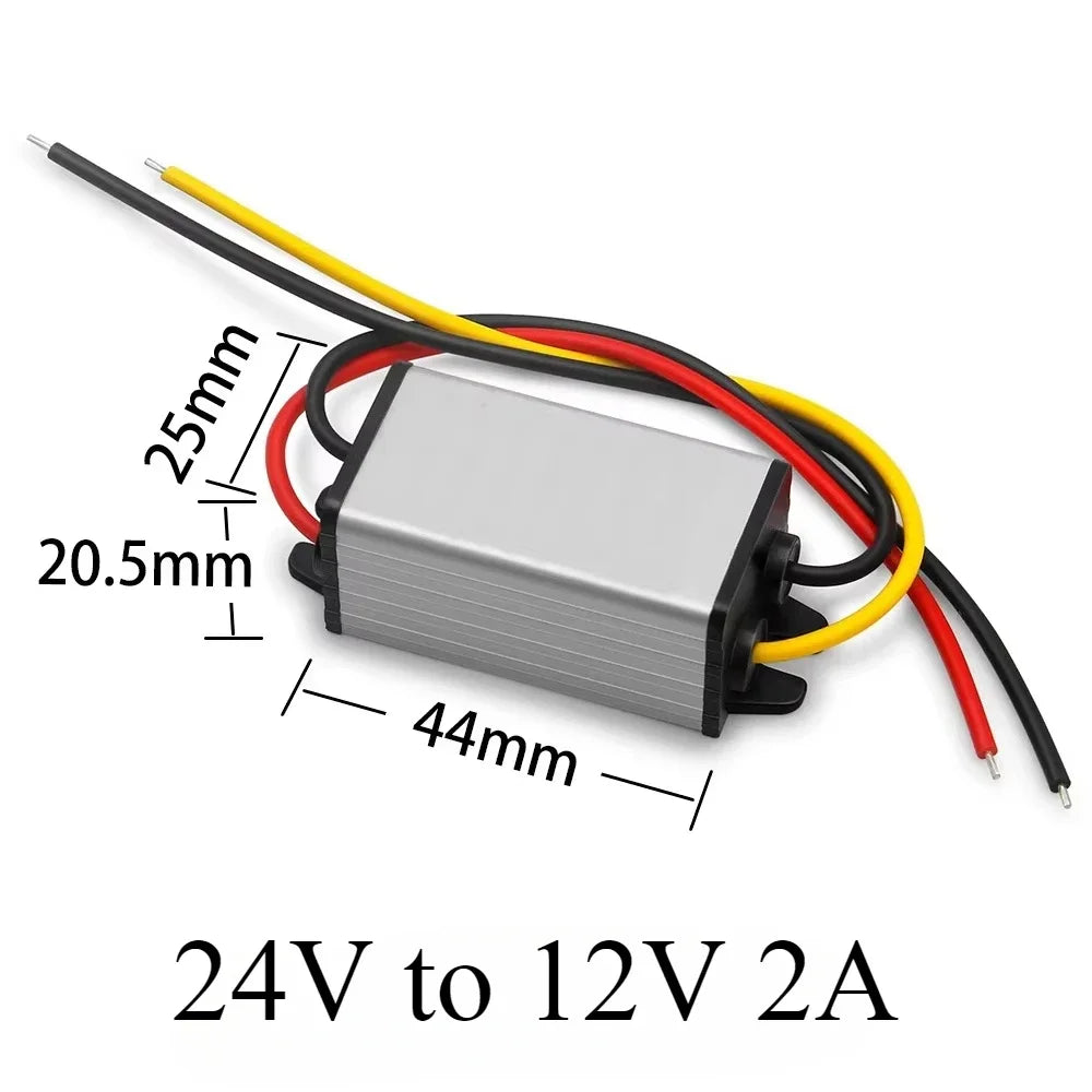 12V 60V 48V 36V 24V to 12V 1A-5A Step-down 60V-12V Buck Truck Boat Car Power Supply Voltage Regulator Transformer DC Converter Oasis Select 24V to 12V 2A-C2