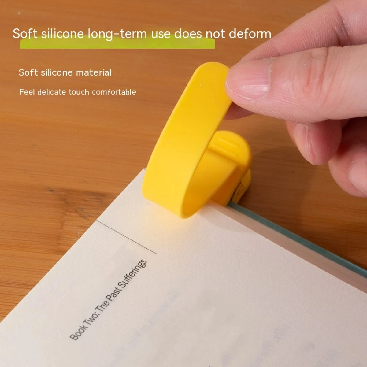 1/3 Pack Of Colorful Silicone Bookmarks, Automatically Turning Pages, A Student Accessory For Easy Reading And Bookmarking. Oasis Select