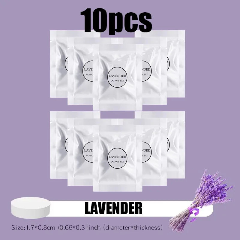 5/10/15pcs Car Diffuser Tablets, Car Air Freshener Replacement, Car Vent Perfume Refill, Auto Accessories, Car O Solid Perfume Oasis Select 10pcs Lavender