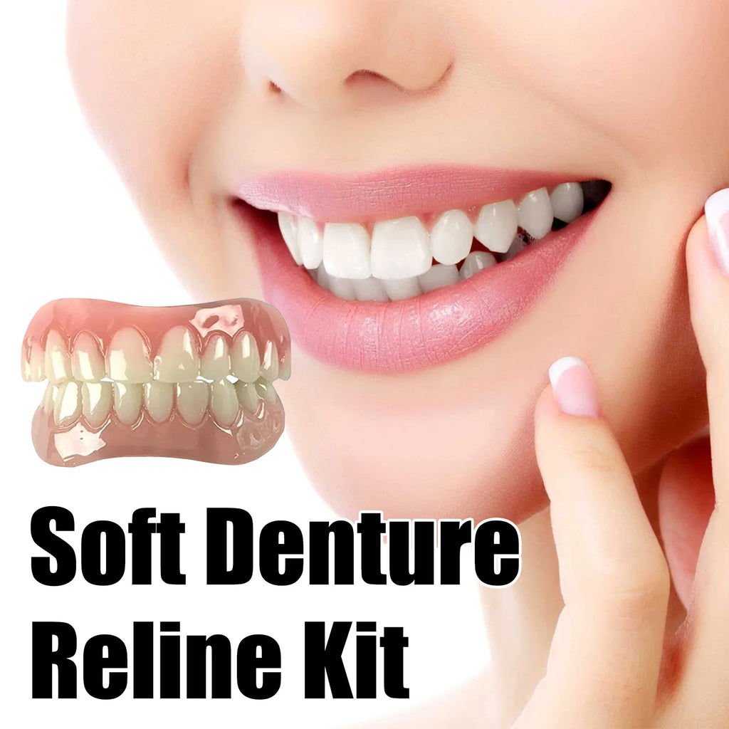 Oralhoe Soft Denture Reline Kit – Temporary Cosmetic Braces Temporary Dental Kit Oasis Select