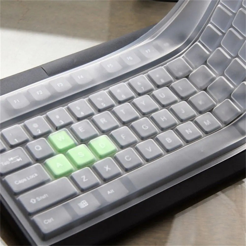 1Pcs Universal Waterproof Silicone Desktop Computer Keyboard Cover Clear Skin Protector Film Shell Dust-Proof Protective Film Oasis Select