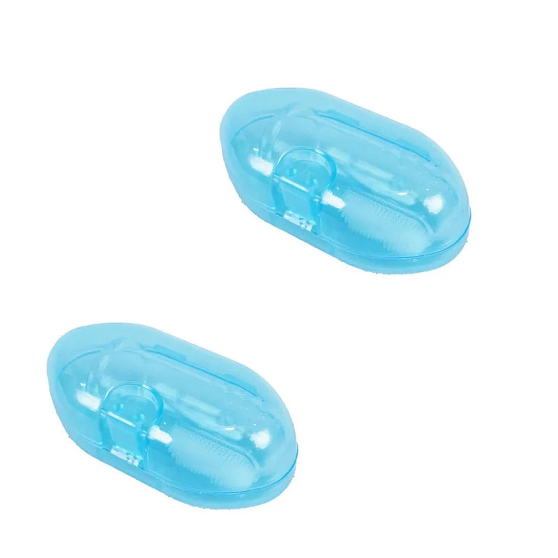 1/2/3/4pcs Silicone Finger Toothbrush Suitable For Dogs And Cats-Teeth Care Easy To Clean Teeth Cleaning Tool Oral Care Tool Oasis Select 2pcs Blue Box with b