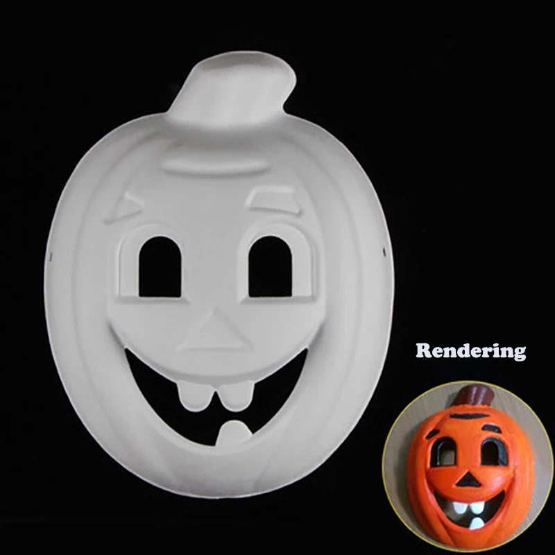 DIY Paper White Masks Create Artistic Craft From Theater And Halloween Costumes Party Masquerade Kids Painting Toy Oasis Select 14