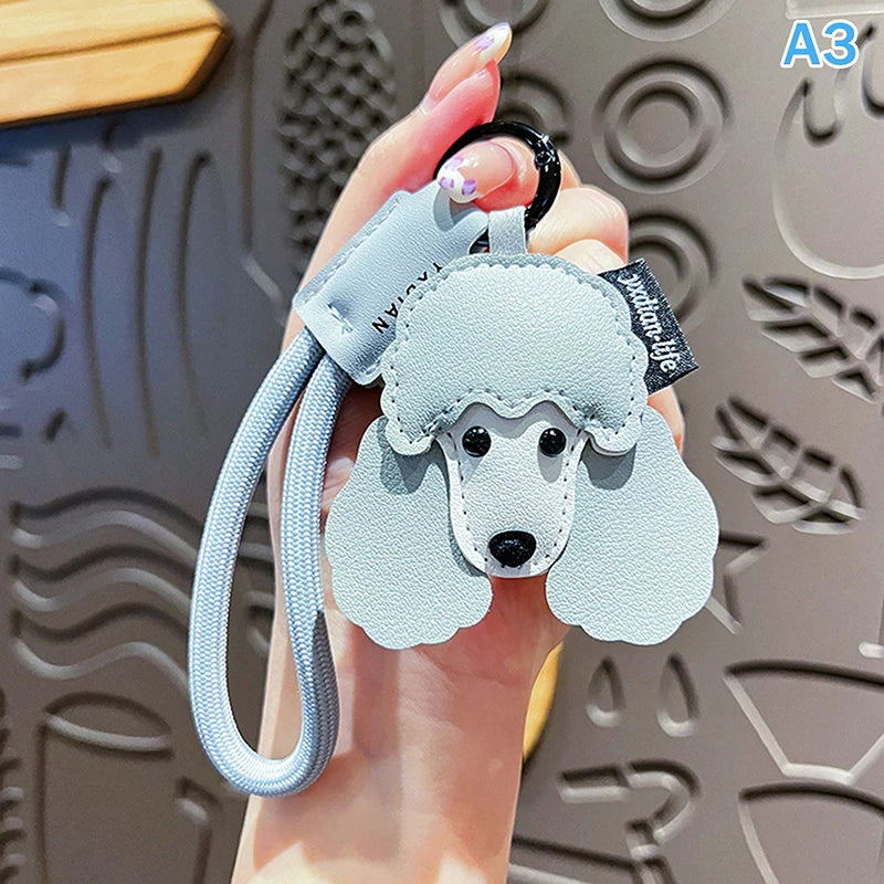 Cute Dog Keychain Bag Charm брелок на сумку Bag Accessories Ladies Purse Pendant For Daily Decor Oasis Select A3