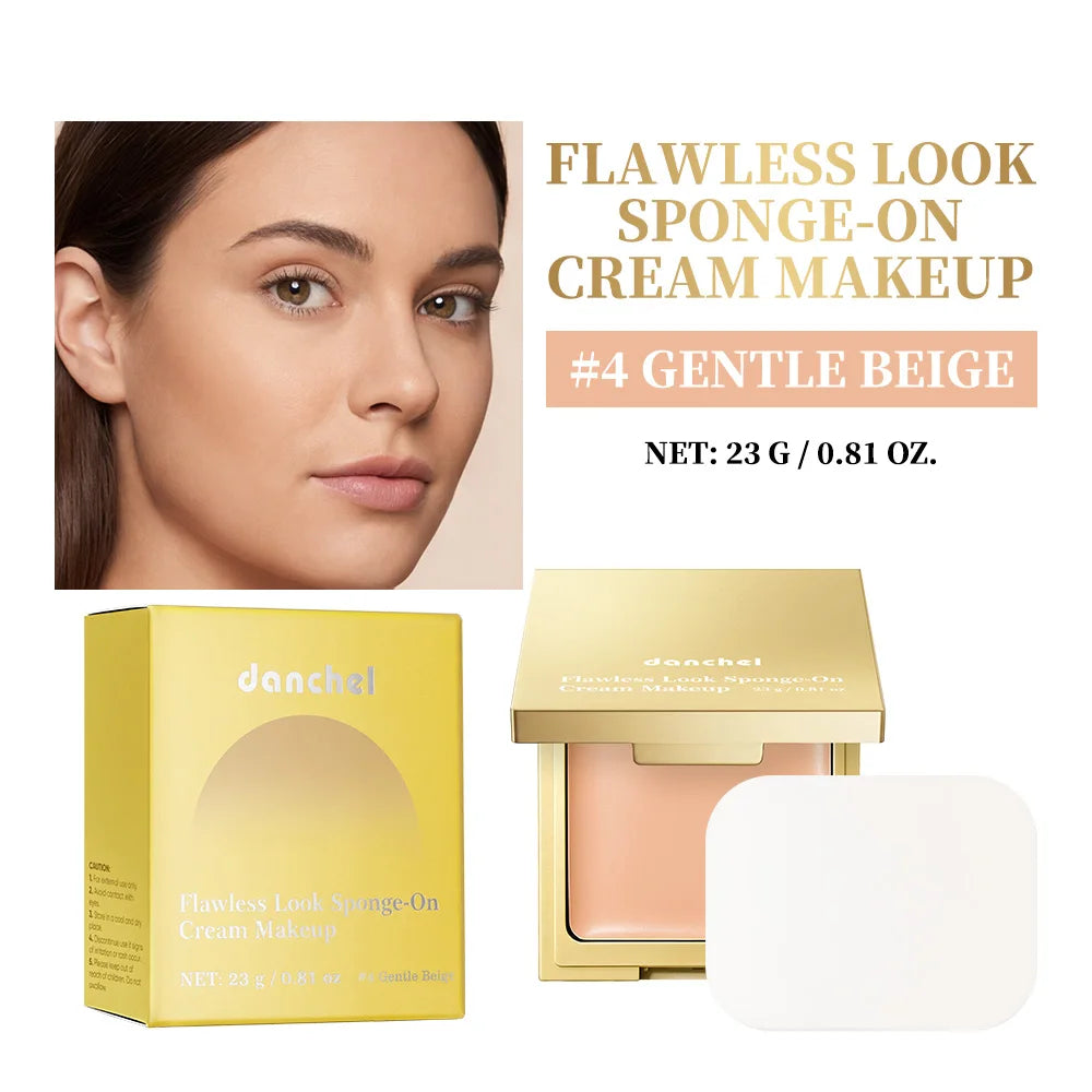 Cream Foundation Sponge – Medium-to-Full Coverage Oil Control Cream Foundation Oasis Select 4Gentle Beige