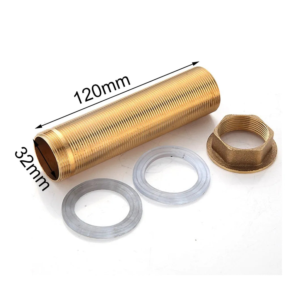 Kitchen Basin Mixer Tap Repair Fitting Kit Threaded Brass Tube Nut Install Parts Nut Is About 32mm Oasis Select M32-120mm