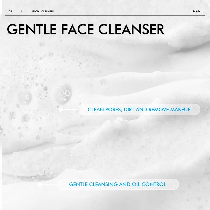 LAIKOU Men's Face Wash – Oil Control & Deep Cleanse 50g