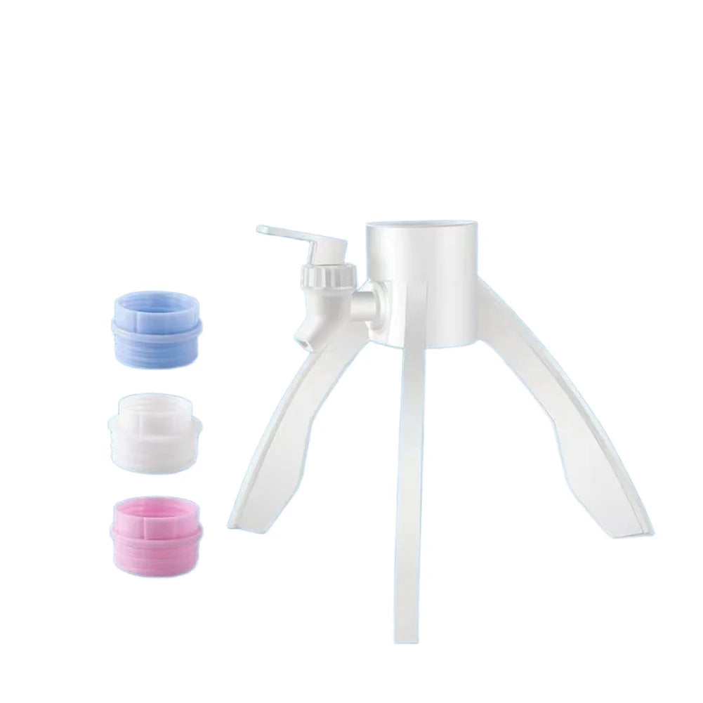 5L Inverted Water Bottle Dispenser Stand with Faucet & 3 Adapters Water Bottle Dispenser Oasis Select A