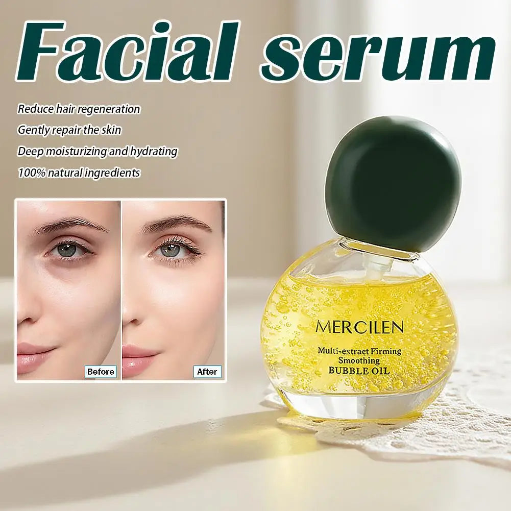 30ml Facial Supplements Skin Active Anti Aging Multi Premium Smoothing Bubble Oil Essence Elastic Delicate Face Serum Skincare Oasis Select