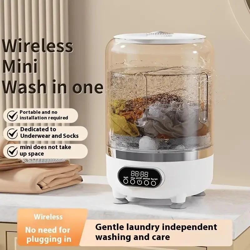 URGGU Portable Mini USB Washing Machine with Spin Dryer