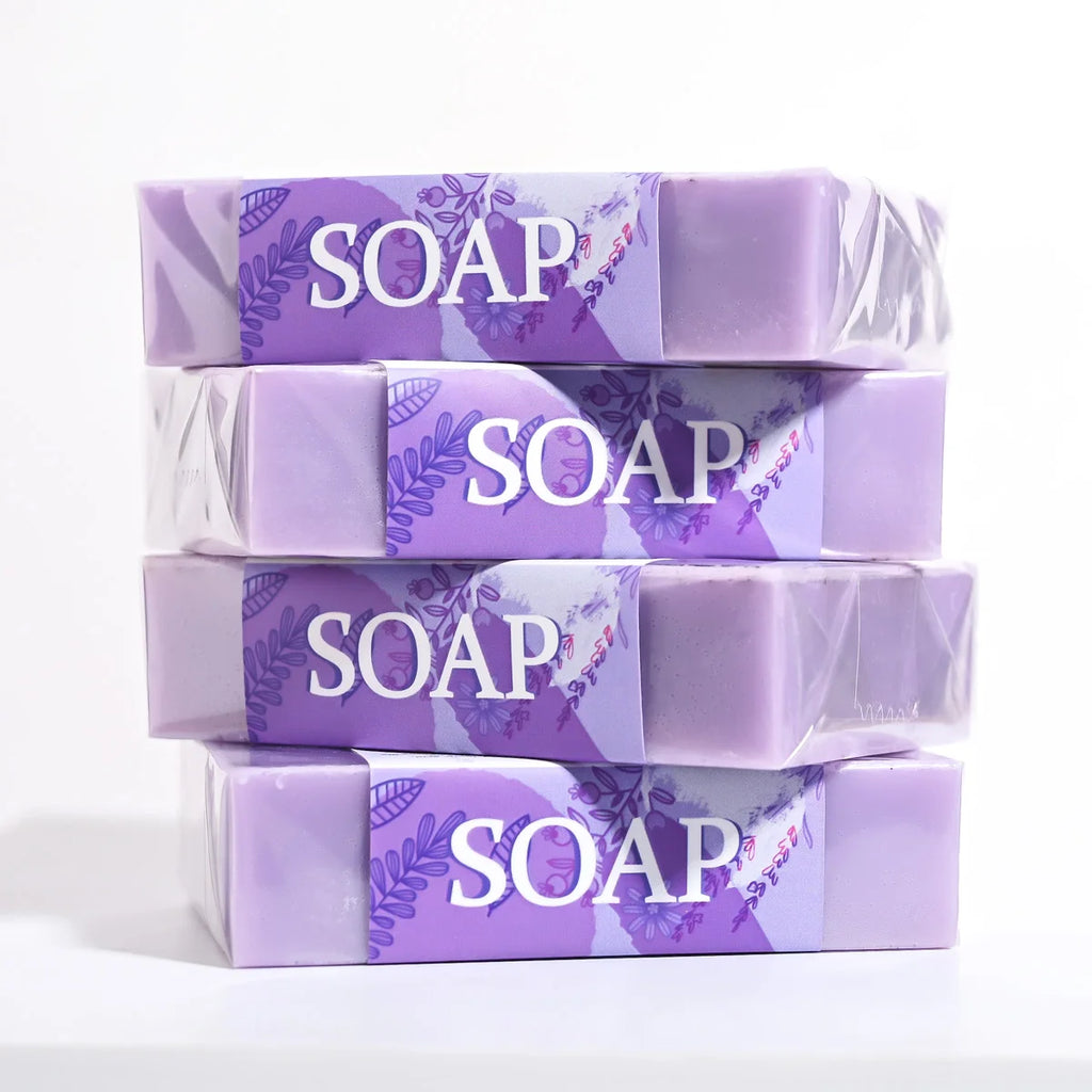 Lavender Essential Oil Handmade Exfoliating Scrub Soap Bar