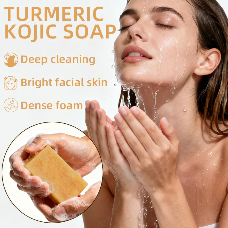 Turmeric Kojic Acid Brightening Soap 200g – All Skin Types