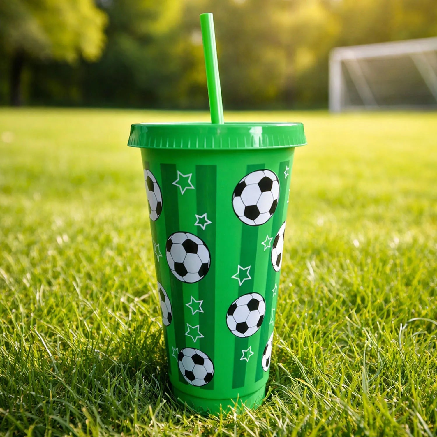 Lightweight Portable 6/12Pcs 710ML 24oz Plastic Football Cup Reusable Tumbler Drinking Bottle Game Day Sports Party Supplies Oasis Select