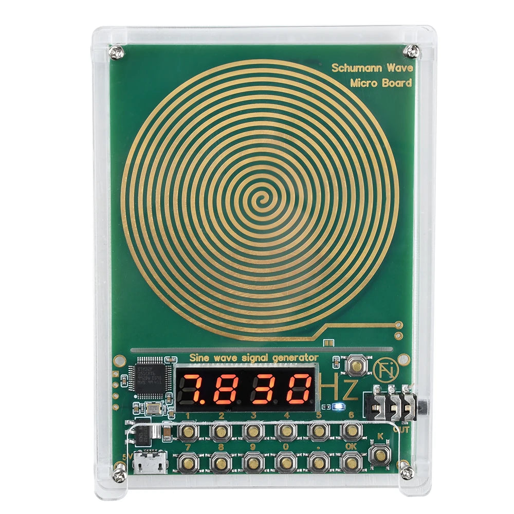 0.01-100000Hz Adjustable Sine Wave Resonance Generator Ultra Low Frequency Generator Resonator Sound Frequency Machine Micro USB Oasis Select