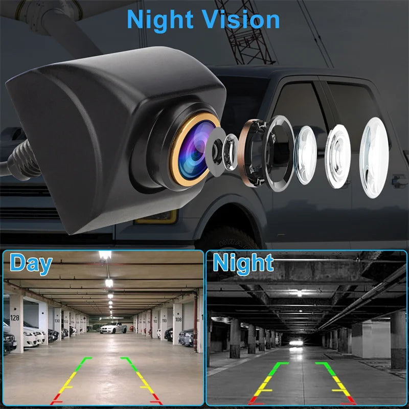 AHD 1920x1080P Car Rear View Camera 170° Fisheye Golden Lens Full HD Night Vision Vehicle Reversing Front Cameras Oasis Select