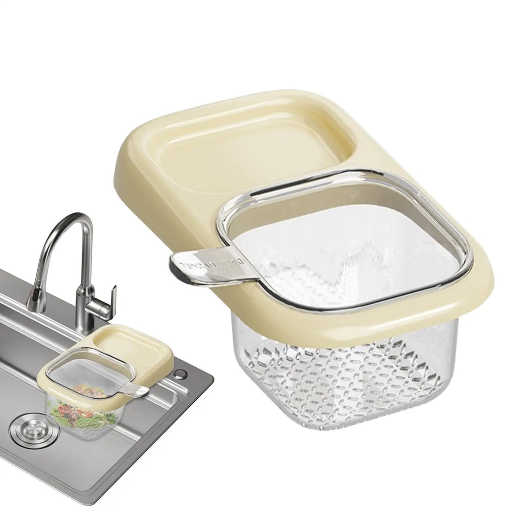 Sink Strainer Basket Suction Cup Drainer Fine Mesh Kitchen Sink Food Catcher Basket for Waste Clog Prevention Home Apartment Oasis Select