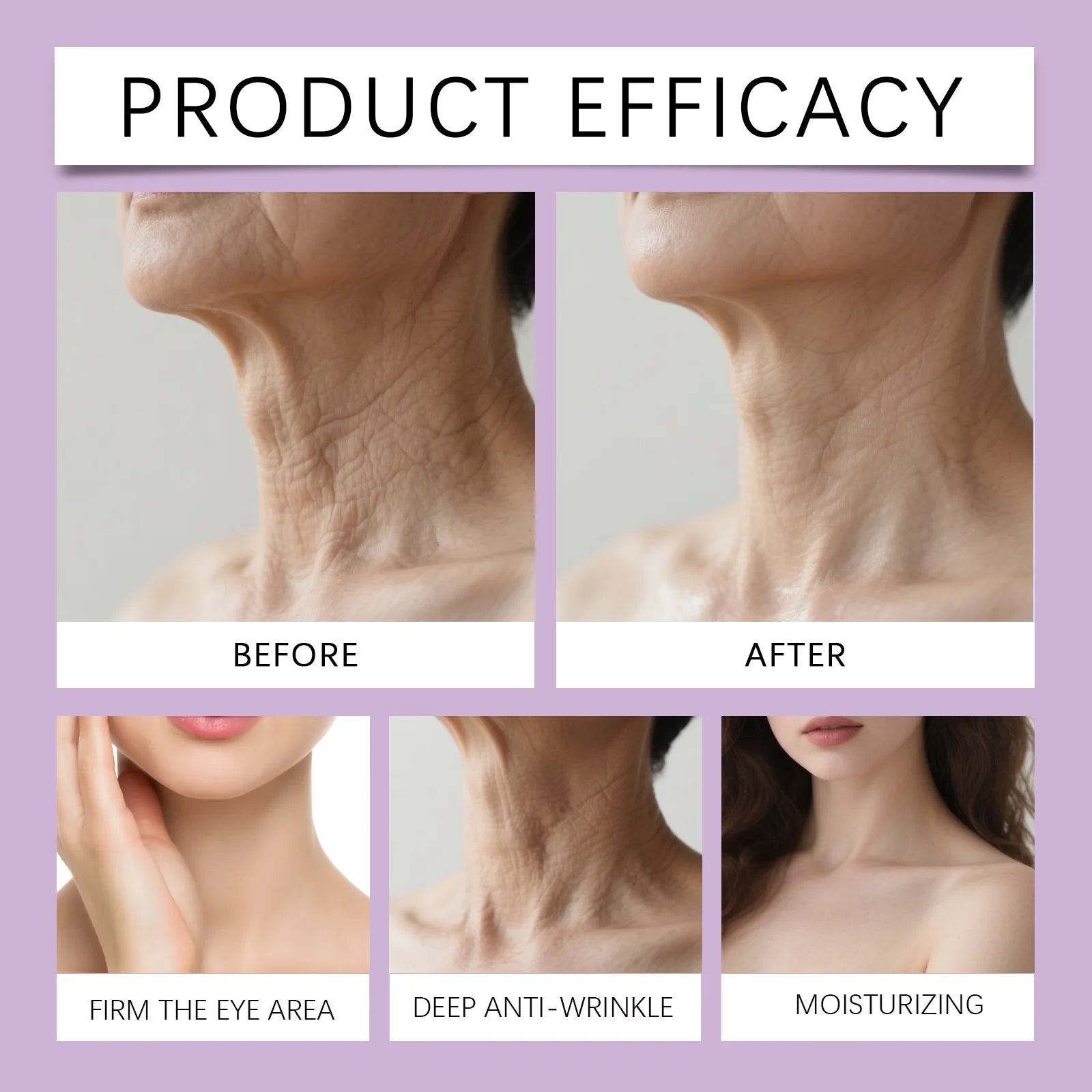 Neck Firming Cream Chest & Face Lifting Supports Firm Skin Smooths Fine Lines Moisturizing Elasticity Support Smooth Cream 50g Oasis Select