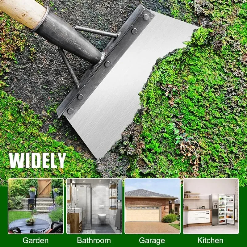 20/23/25cm Multifunctional Weeding Shovel Manganese Steel Outdoor Moss Cleaning Shovel Snow Shovel Home Farm Garden Weeding Tool Oasis Select