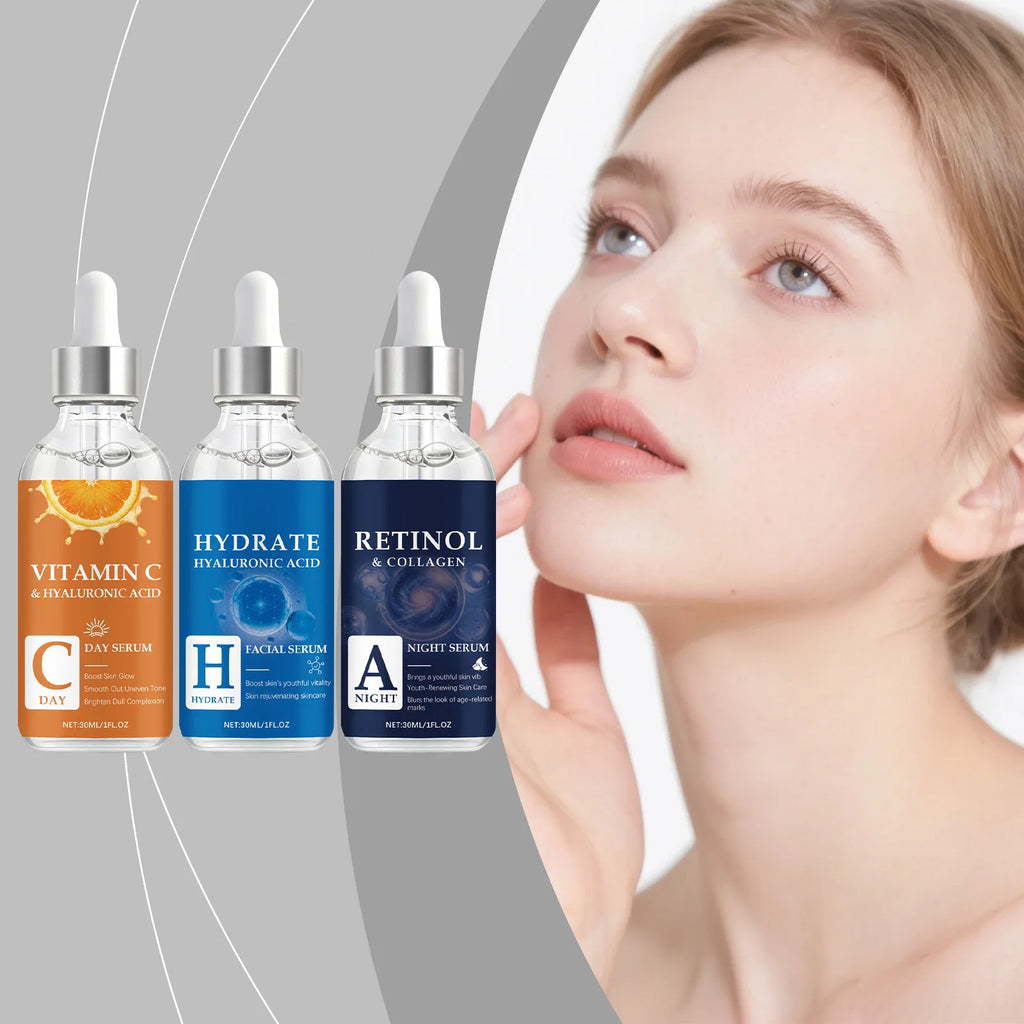 Hyaluronic Acid, Retinol & Vitamin C Face Serum 30ml Face Serum Oasis Select