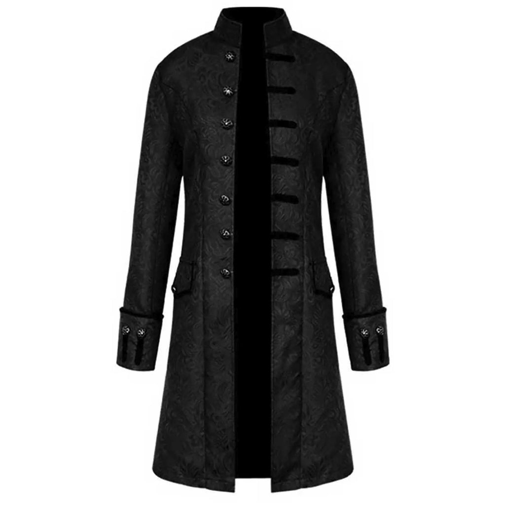 Men's Medieval Gothic Frock Coat | Victorian Renaissance LARP Costume Frock Coat Oasis Select