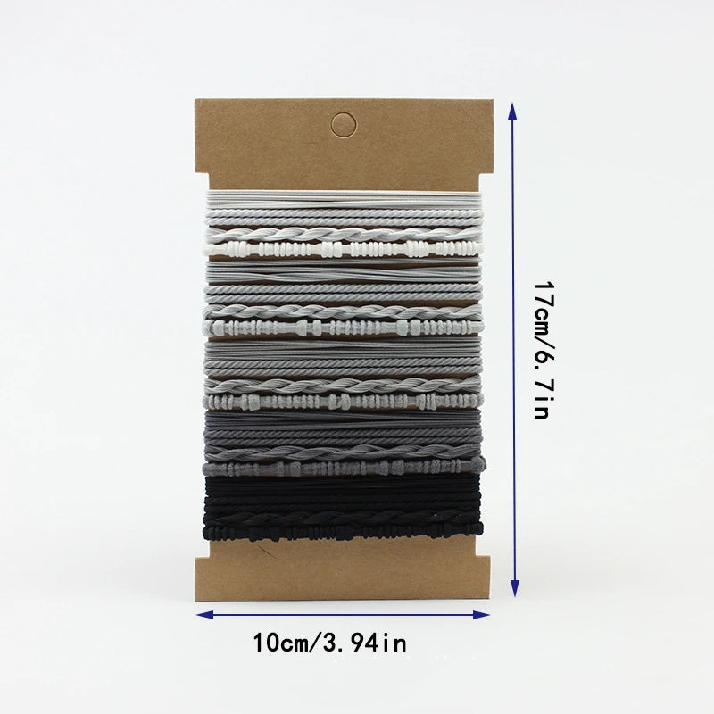 20pcs Boho Hair Ties Elastic Bracelets for Women Cute Hair Ties No Damage Ponytail Holders for Girls with Thick and Thin Hair Oasis Select E