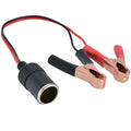 12V Car Battery Clip Adapter Cigarette Lighter Power Socket Adaptor Universal Automotive Use Random Connector Head Auto Socket Oasis Select 35cm