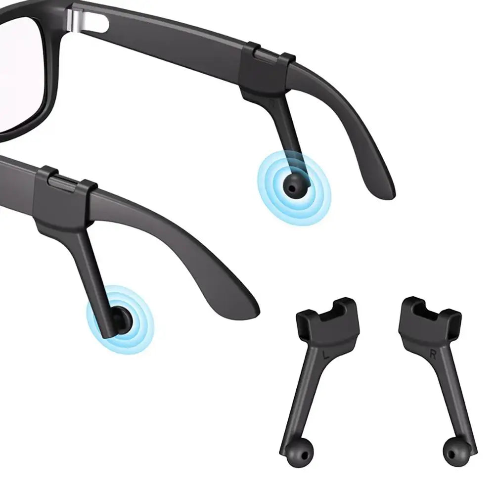 Silicone Sound Guide Tube for Meta RayBan Skyler Glasses Sound Concentrator Smart Glasses Sound Enhancement Accessories Oasis Select