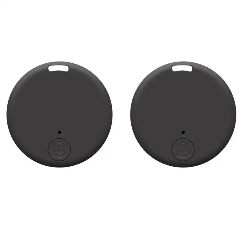 1/2/5pcs Mini GPS Wireless Bluetooth Anti-Lost Device Key Wallet Luggage Pet Kids Bag Smart Tracking Finder Locator Works Oasis Select 2pcs Black