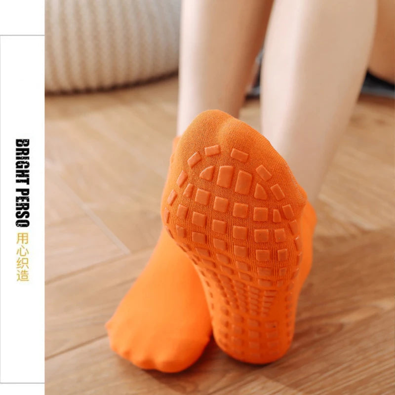 10 Pairs Kids Adults Anti-Slip Socks Parent-Child Trampoline Sock Cotton Children Socks Sports Boys Girls Outside Baby Socks Oasis Select