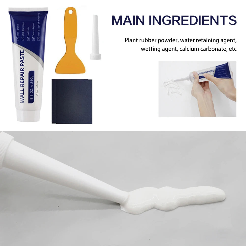 Drywall Patch Repair Kit – Quick-Dry Wall Filler Paste & Tools