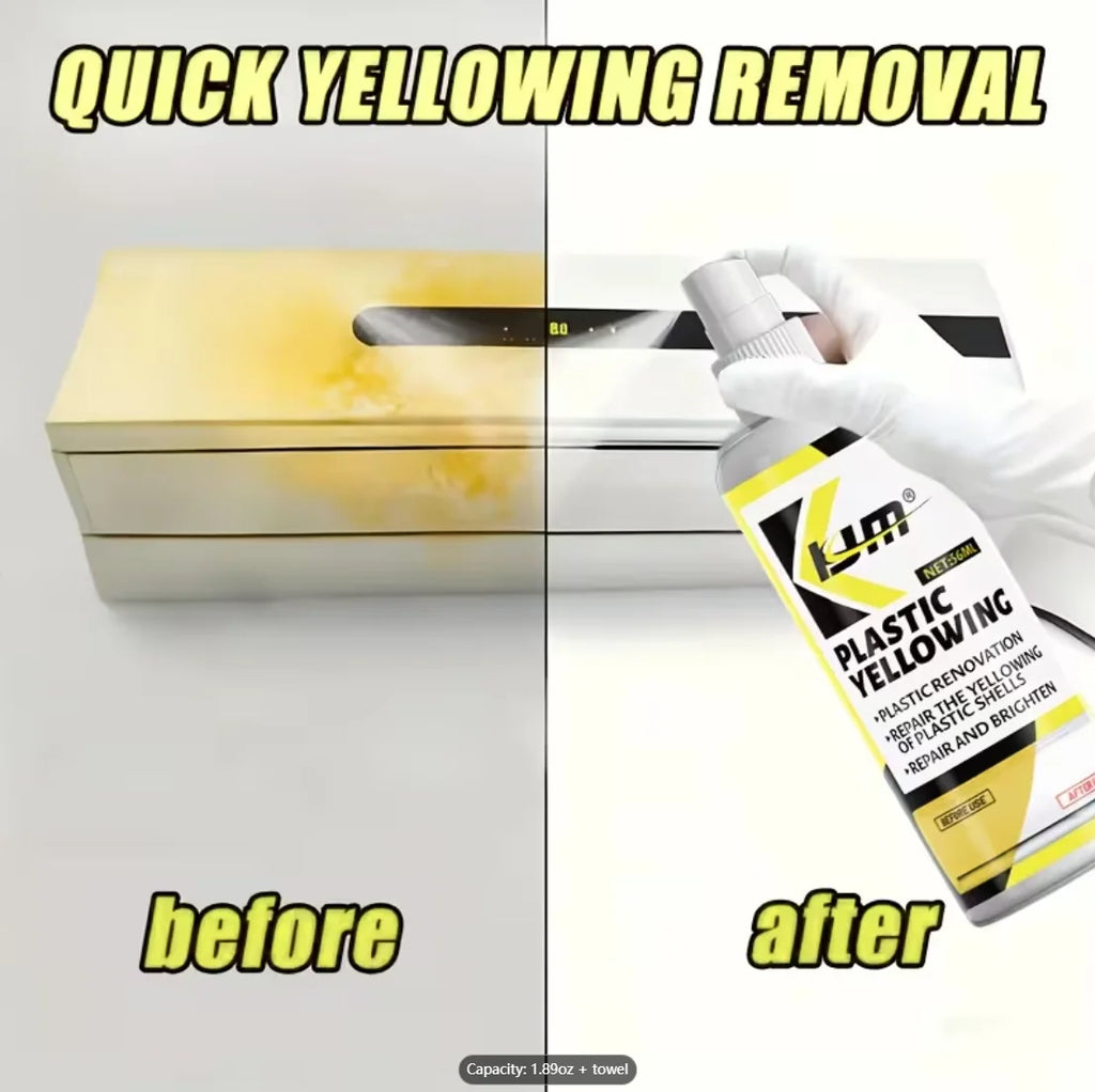 Plastic Yellowing Remover Spray – Restore White Plastic Easily Plastic Restorer Spray Oasis Select