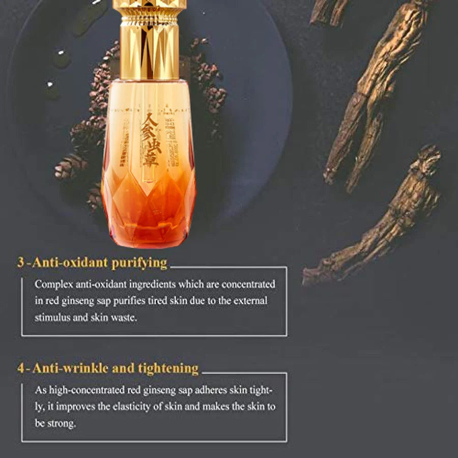 Ginseng Cordyceps Face Serum Oil – Firming & Lifting
