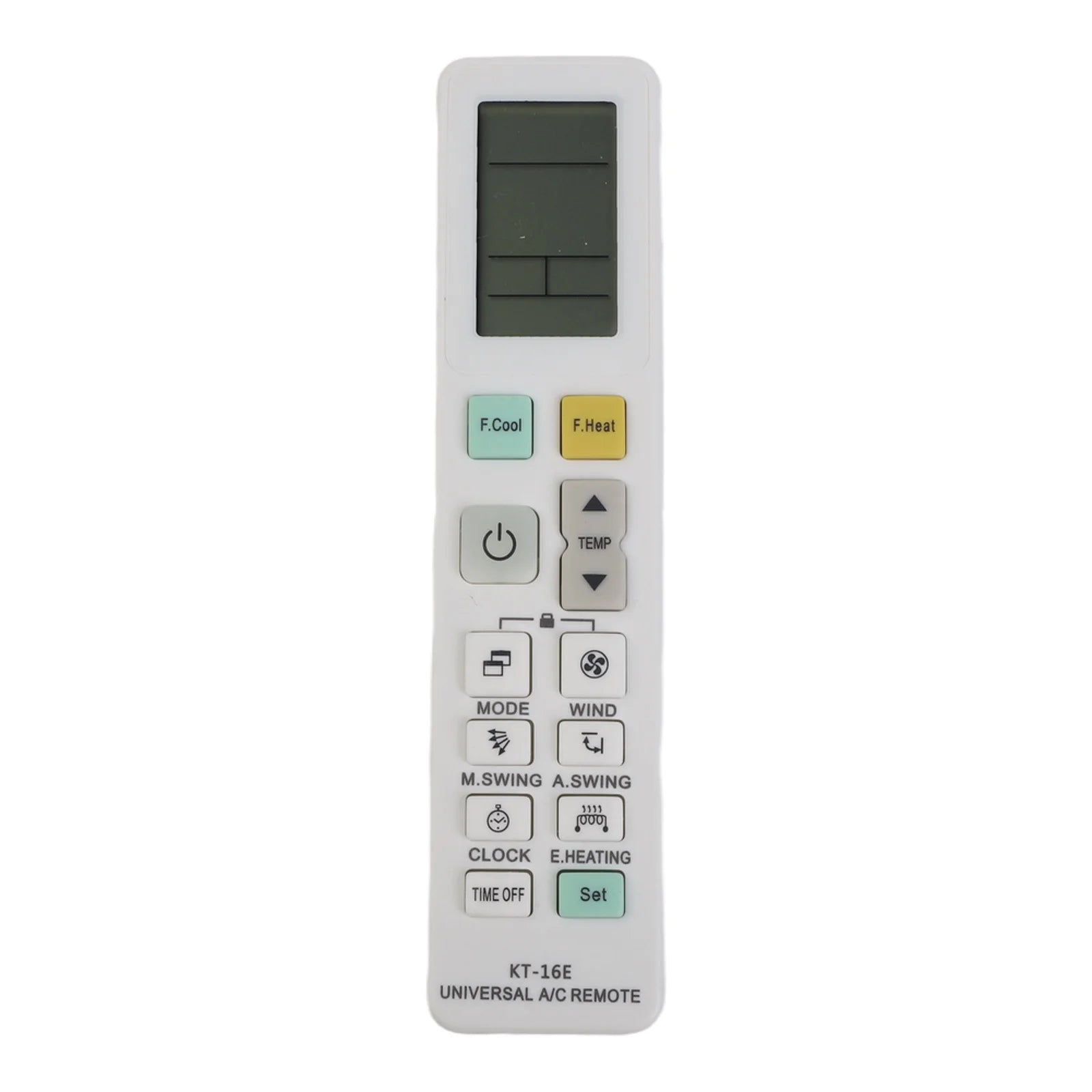English Version Air Conditioner Remote Control Replacement Part Compatible with Various Models and Signal Types Oasis Select KT-16E