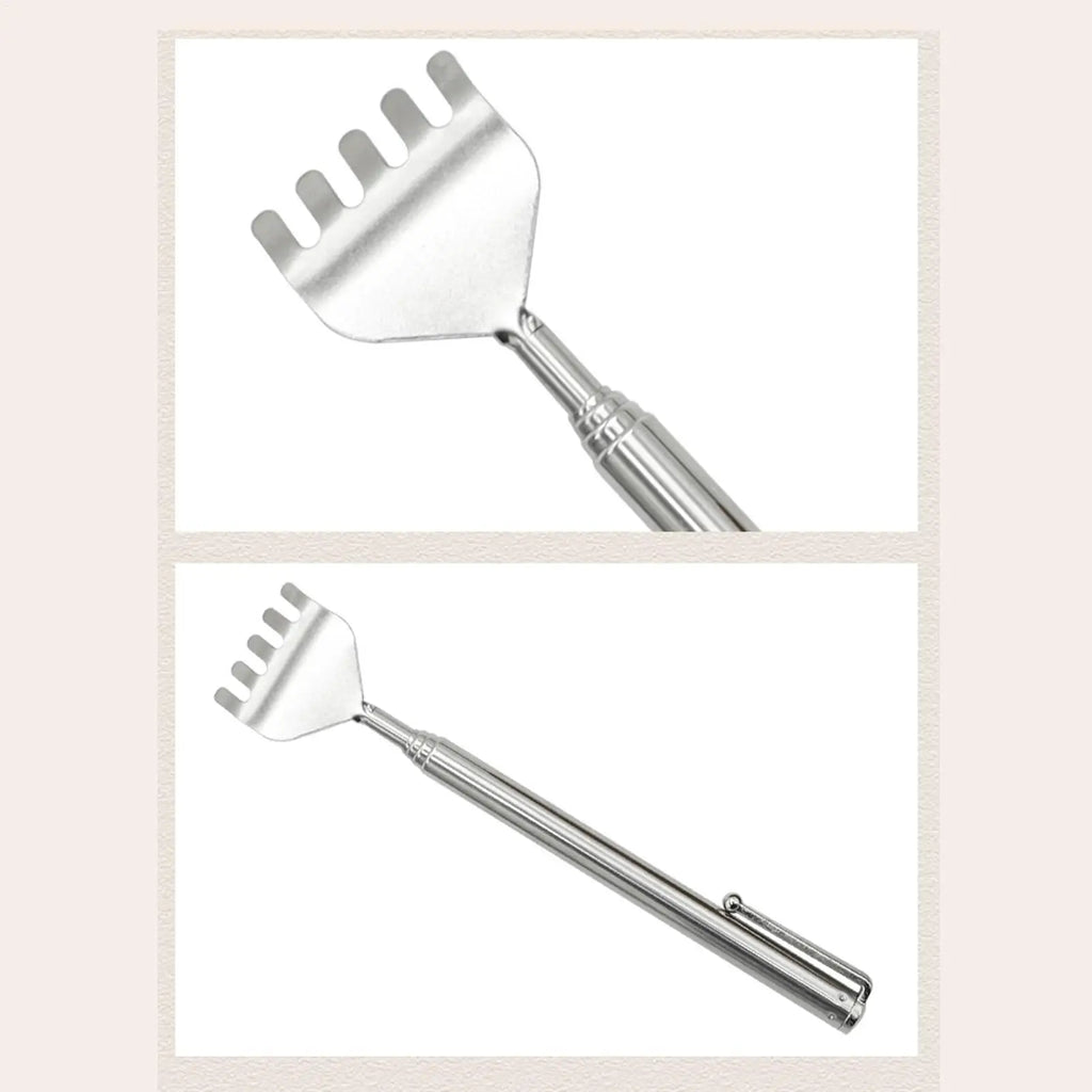 1PC Extendable Back Scratcher Portable Telescoping Stainless Steel Back Scratchers Hand Massager Pocket Scratcher Tools Oasis Select