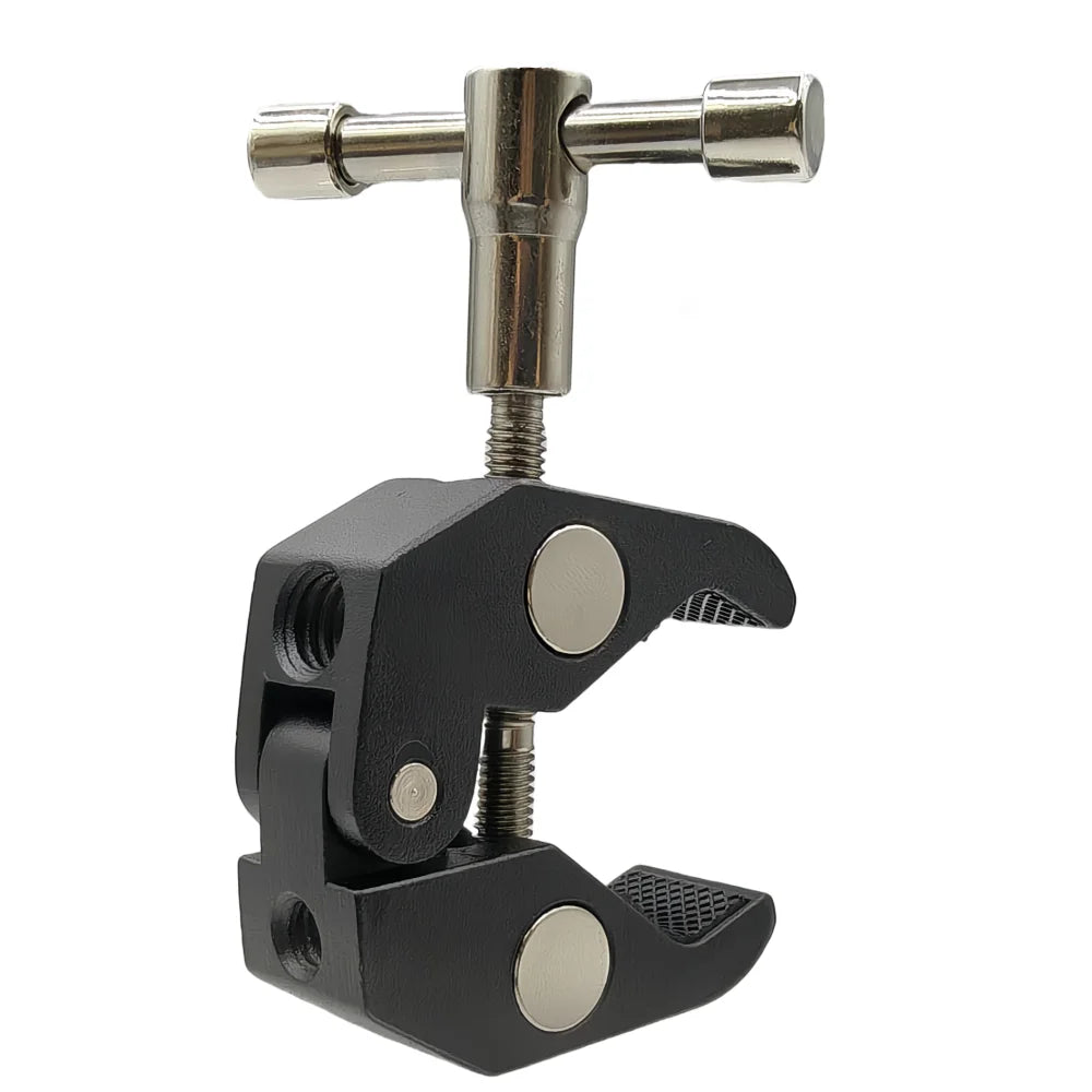 VeFly Aluminum Super Clamp 1/4 3/8 Screw for DSLR Tripod Rig