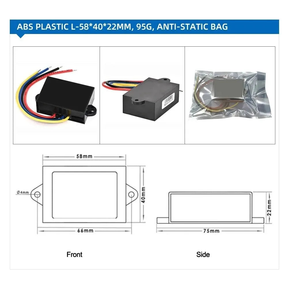 Isolated 12V 24V 48V 60V to 12V 3A 5A Regulator Stabilizer Boost Buck Voltage Converter Step Up Down DC DC Oasis Select