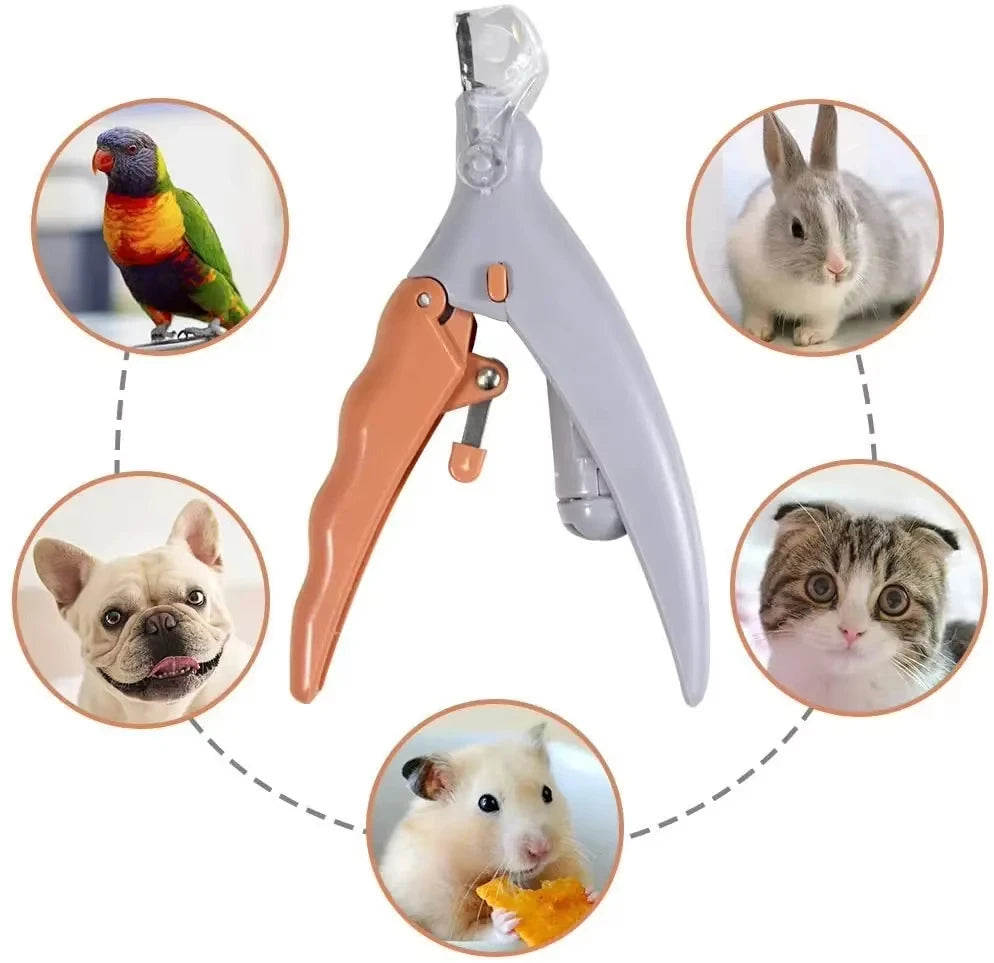 LED Light Dual-Sided Pet Nail Clippers for Cats And Dogs with 5x Magnification Easy Nail Trimming Tool for Your Furry Friends Oasis Select