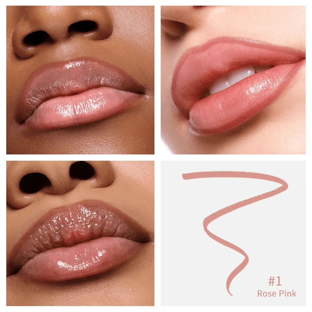 4 Colors Peel Off Lip Liner Waterproof Transfer-proof Lipstic Tattoo Waterproof Long Lasting Matte Velvet Lip Tint Sexy Red Cont Oasis Select
