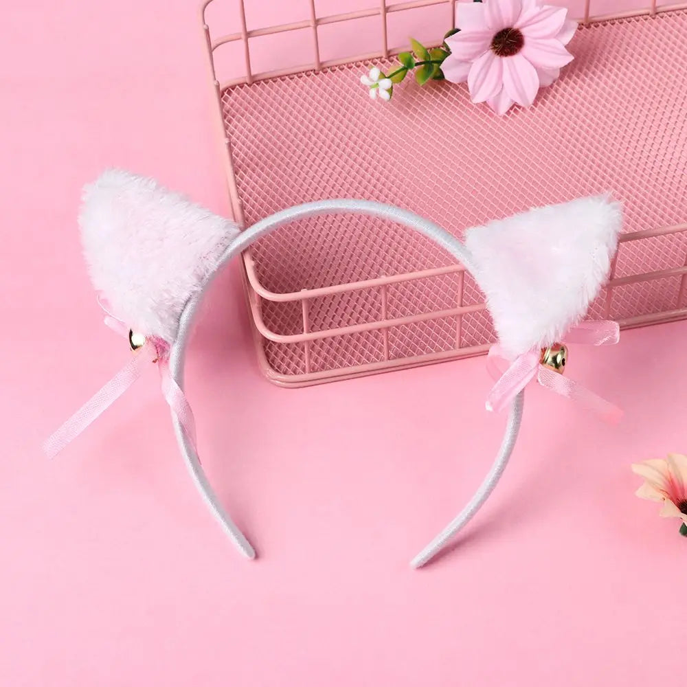 Lovely Club Bar Anime Cosplay Small bell Cat Ear Head Band Hair Accessories Cartoon Hair Band Oasis Select
